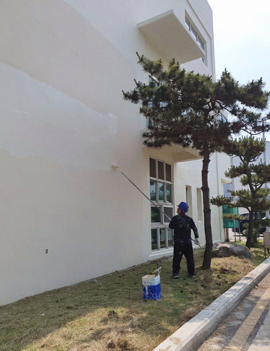 계룡 외벽 도장 - 외벽 페인트 시공